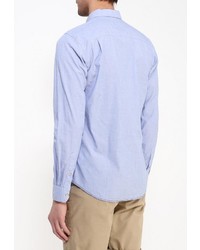 Мужская голубая рубашка с длинным рукавом от SPRINGFIELD