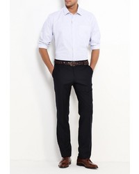 Мужская голубая рубашка с длинным рукавом от STENSER