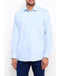 Мужская голубая рубашка с длинным рукавом от STENSER