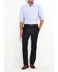 Мужская голубая рубашка с длинным рукавом от STENSER