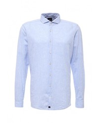 Мужская голубая рубашка с длинным рукавом от Strellson