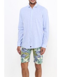 Мужская голубая рубашка с длинным рукавом от Strellson