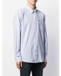 Мужская голубая рубашка с длинным рукавом от Barbour