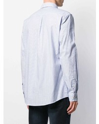 Мужская голубая рубашка с длинным рукавом от Barbour