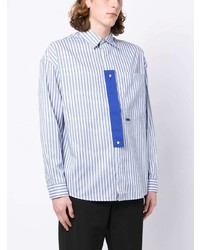 Мужская голубая рубашка с длинным рукавом от Izzue