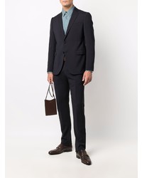 Мужская голубая рубашка с длинным рукавом от Theory