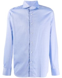 Мужская голубая рубашка с длинным рукавом от Tagliatore