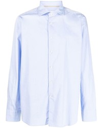 Мужская голубая рубашка с длинным рукавом от Tintoria Mattei