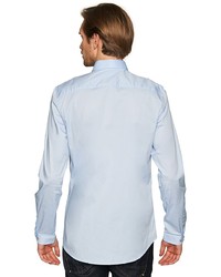 Мужская голубая рубашка с длинным рукавом от Tom Tailor