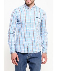 Мужская голубая рубашка с длинным рукавом от Tom Tailor