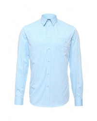 Мужская голубая рубашка с длинным рукавом от Tru Trussardi