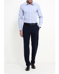 Мужская голубая рубашка с длинным рукавом от Y.Two