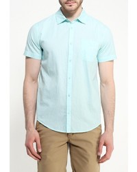Мужская голубая рубашка с коротким рукавом от Baon