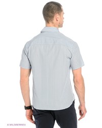 Мужская голубая рубашка с коротким рукавом от Baon