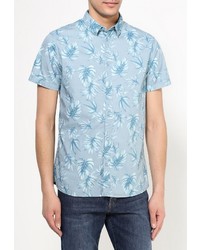 Мужская голубая рубашка с коротким рукавом от Baon