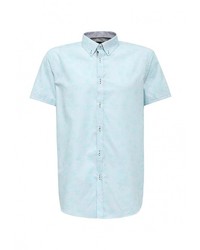 Мужская голубая рубашка с коротким рукавом от Burton Menswear London
