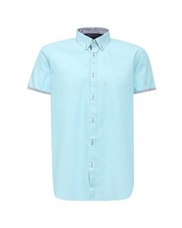 Мужская голубая рубашка с коротким рукавом от Burton Menswear London