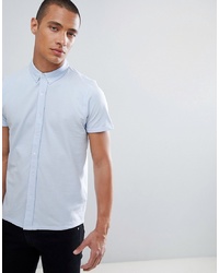 Мужская голубая рубашка с коротким рукавом от Clean Cut Copenhagen
