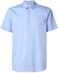 Мужская голубая рубашка с коротким рукавом от Closed
