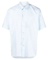 Мужская голубая рубашка с коротким рукавом от Etro