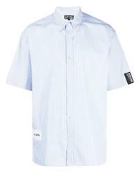 Мужская голубая рубашка с коротким рукавом от Izzue