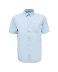 Мужская голубая рубашка с коротким рукавом от Modis