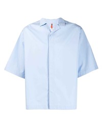 Мужская голубая рубашка с коротким рукавом от Oamc
