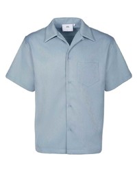 Мужская голубая рубашка с коротким рукавом от RtA