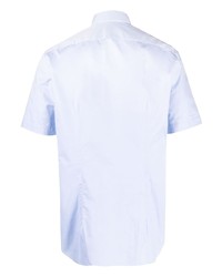 Мужская голубая рубашка с коротким рукавом от Xacus