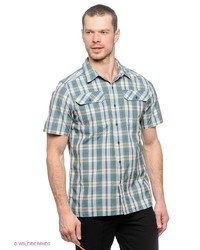Мужская голубая рубашка с коротким рукавом от The North Face