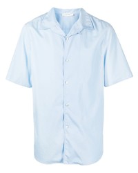 Мужская голубая рубашка с коротким рукавом от The Row