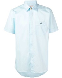Мужская голубая рубашка с коротким рукавом от Vivienne Westwood