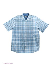 Мужская голубая рубашка с коротким рукавом от Westrenger