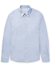 Мужская голубая рубашка со звездами от Givenchy