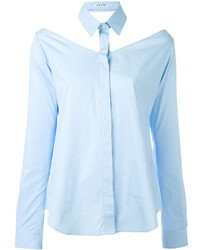 Женская голубая рубашка от Aalto