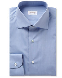 Мужская голубая рубашка от Brioni