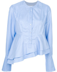 Женская голубая рубашка от Carven