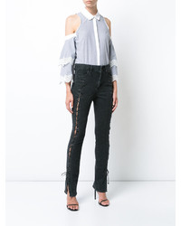 Женская голубая рубашка от JONATHAN SIMKHAI