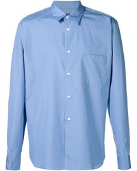 Мужская голубая рубашка от Comme des Garcons