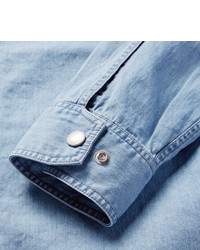 Мужская голубая рубашка от Steven Alan