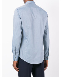 Мужская голубая рубашка от Pal Zileri