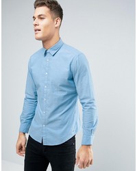 Мужская голубая рубашка от Esprit