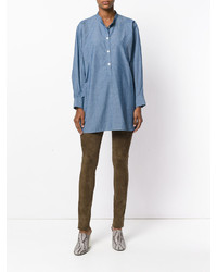 Женская голубая рубашка от Joseph