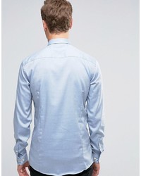 Мужская голубая рубашка от Minimum