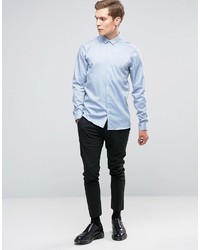 Мужская голубая рубашка от Minimum