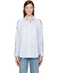 Женская голубая рубашка от Helmut Lang