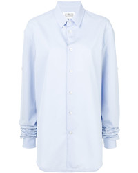 Женская голубая рубашка от Maison Margiela
