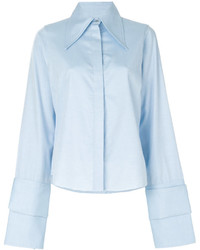 Женская голубая рубашка от MARQUES ALMEIDA