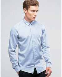 Мужская голубая рубашка от Minimum