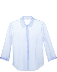 Женская голубая рубашка от Nina Ricci